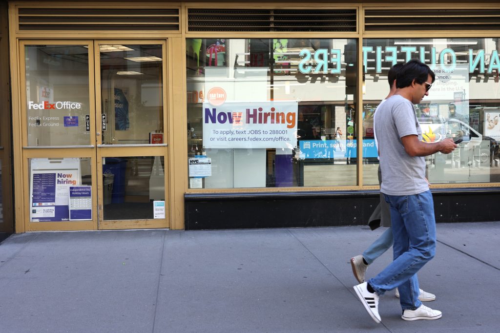 Hiring sign