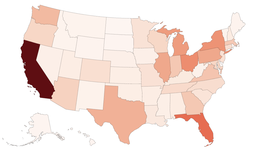 Map shows states most impacted by 2025 stores closures