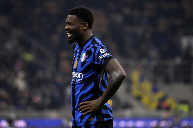 Marcus Thuram est sorti prématurément sur blessure lors du match contre la Fiorentina