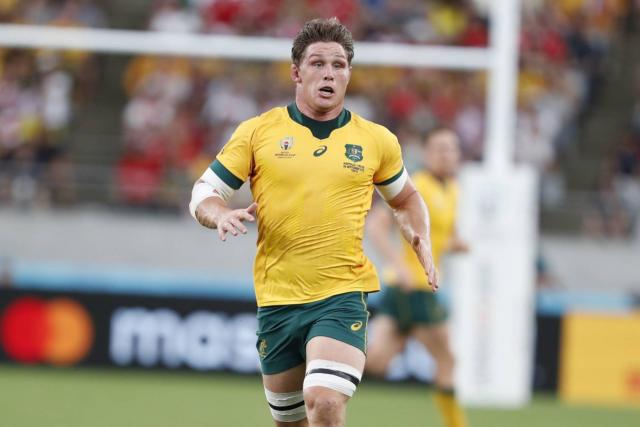 Michael Hooper a rejoué à XV avec le club japonais de Verblitz après un an et demi d'absence