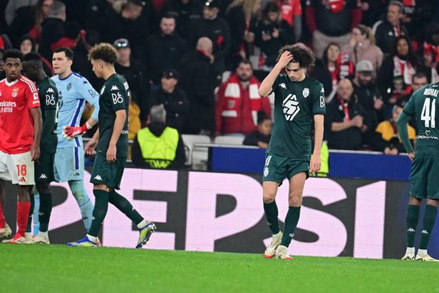 Monaco éliminé en play-offs de Ligue des champions par Benfica après un match nul fou