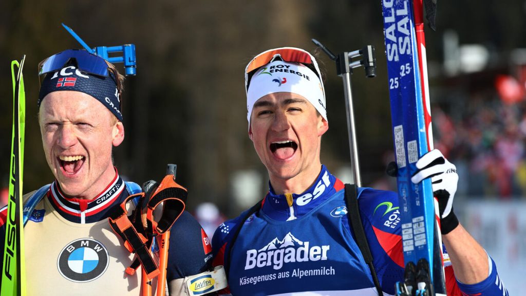 Mondiaux de biathlon : Johannes Boe impérial sur la poursuite, cinquième médaille française grâce à Éric Perrot