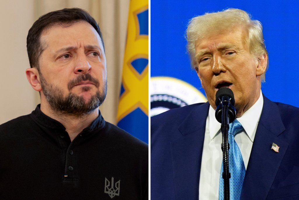Zelensky and Trump