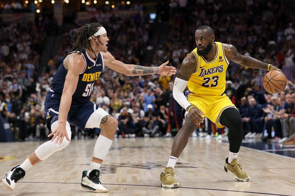 Aaron Gordon and LeBron James