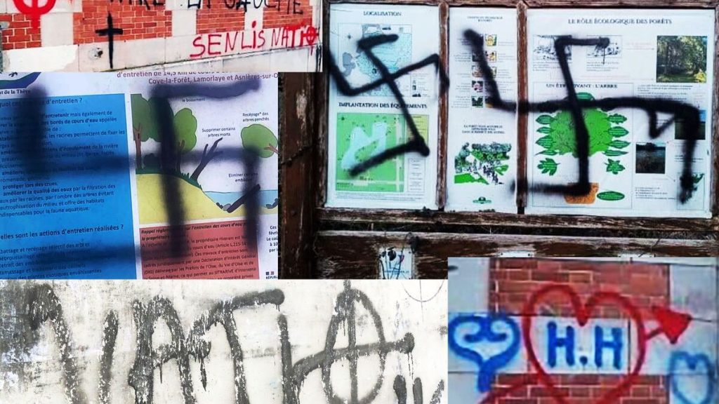 « On ne se tait plus » : relancé il y a 4 mois, le Crif de l’Oise s’indigne après les tags nazis et nationalistes