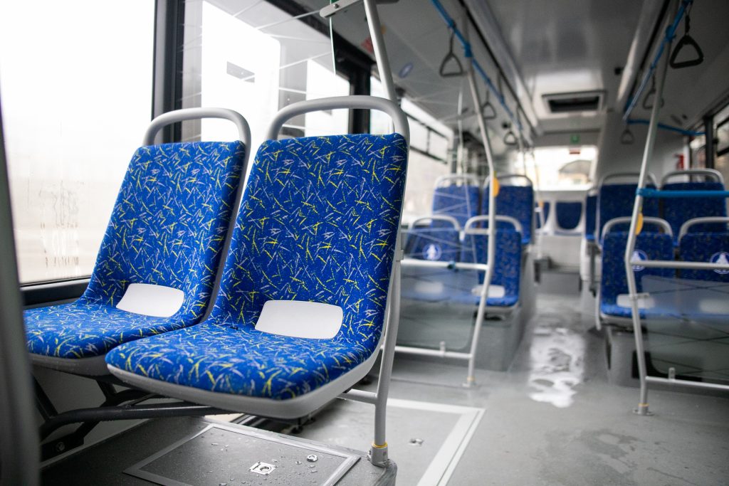 Empty bus seats