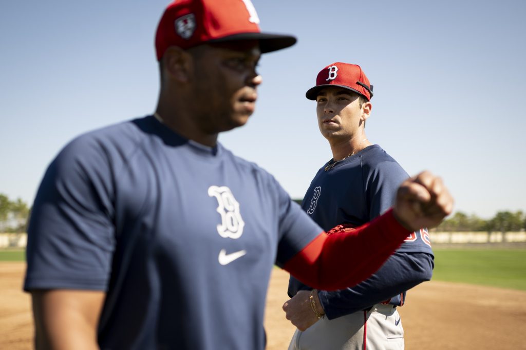 Red Sox infielders Rafael Devers, Triston Casas