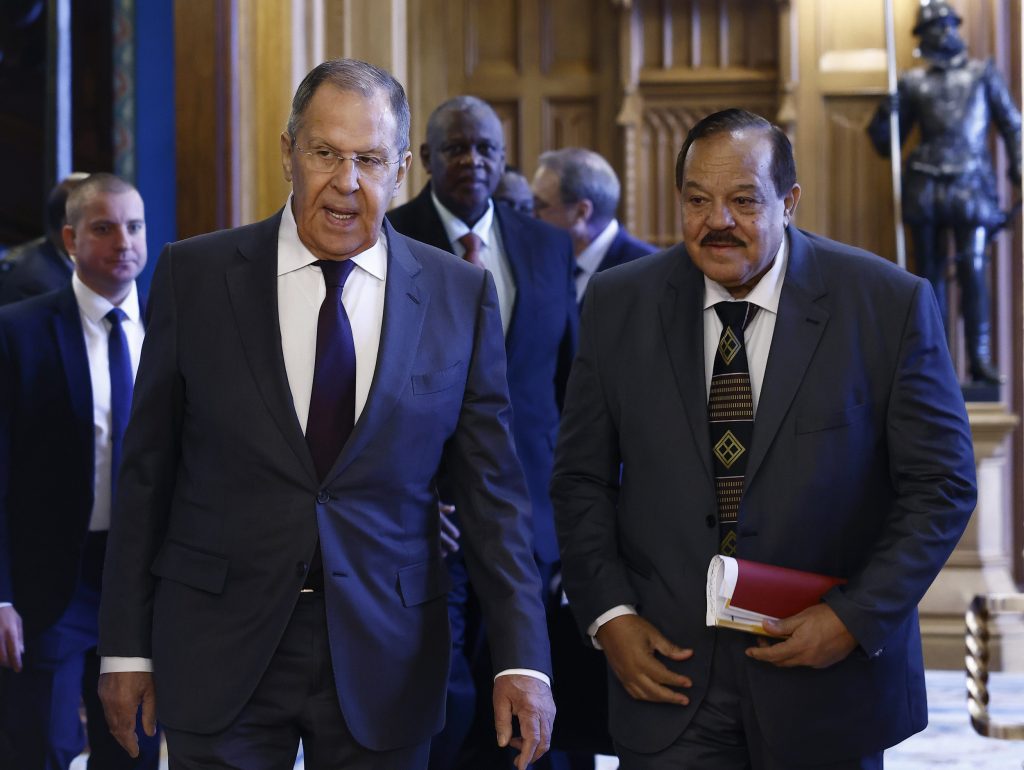 Sergey Lavrov Meeting With Ali Yousuf Al-Sharif