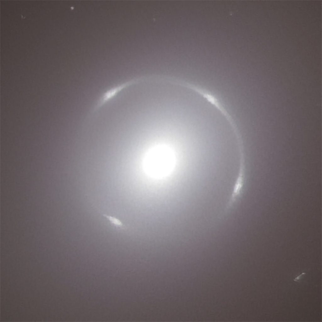The Einstein Ring created by NGC 6505