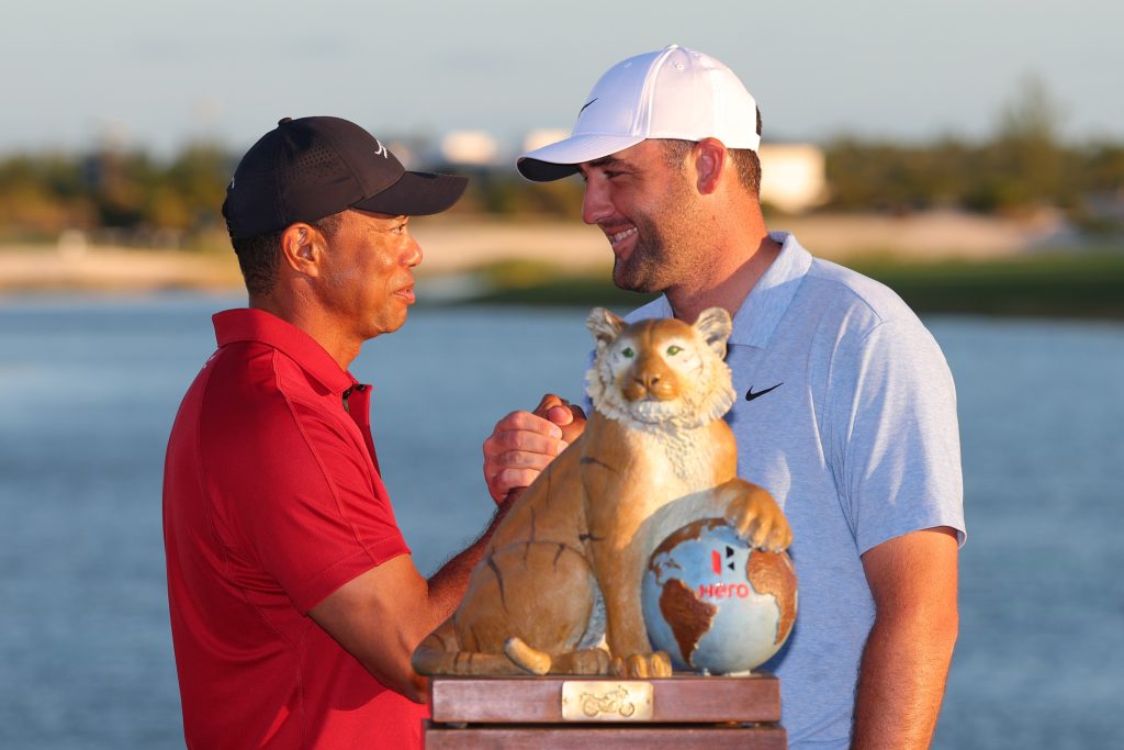 Tiger Woods Scottie Scheffler