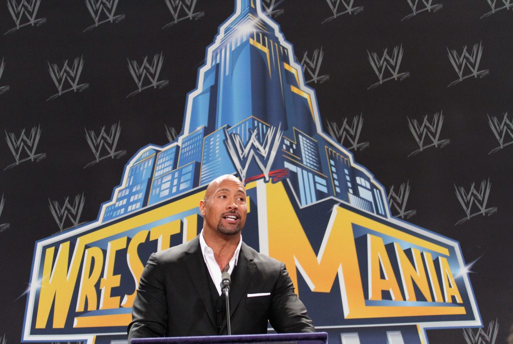 The Rock at Wrestlemania
