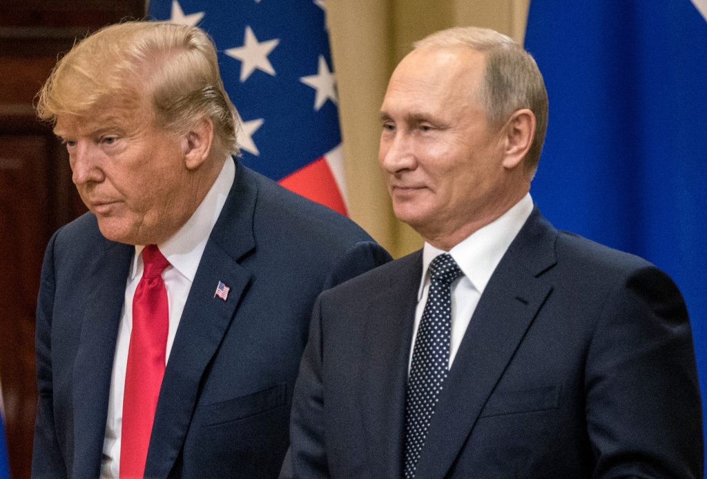 Donald Trump and Vladimir Putin