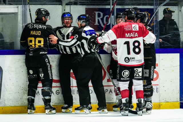 Amiens repart de Rouen avec une victoire, Angers se reprend face à Chamonix en quarts de finale de la Ligue Magnus