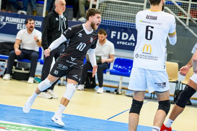 Battue à Saint-Nazaire, l'AS Cannes rate une occasion de se rapprocher des play-offs en Marmara SpikeLigue