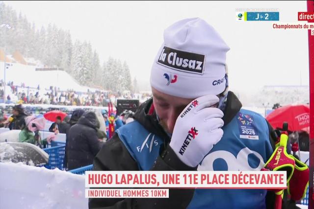 « Ça fait mal » : L'énorme déception d'Hugo Lapalus après le 10 km classique des Championnats du monde