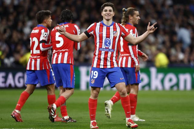 L'égalisation magnifique de Julian Alvarez avec l'Atlético contre le Real Madrid en vidéo