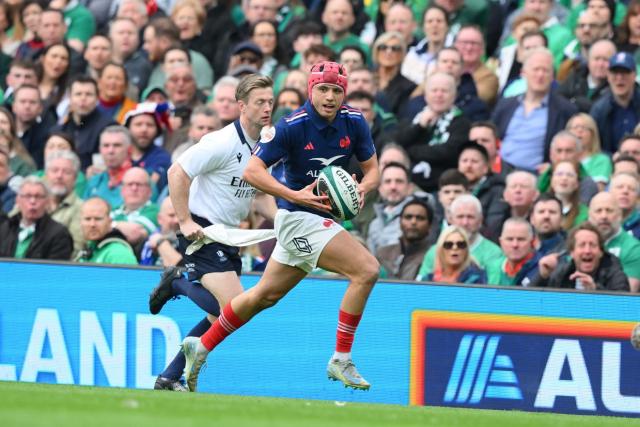 L'essai de Louis Bielle-Biarrey lors d'Irlande-France en vidéo