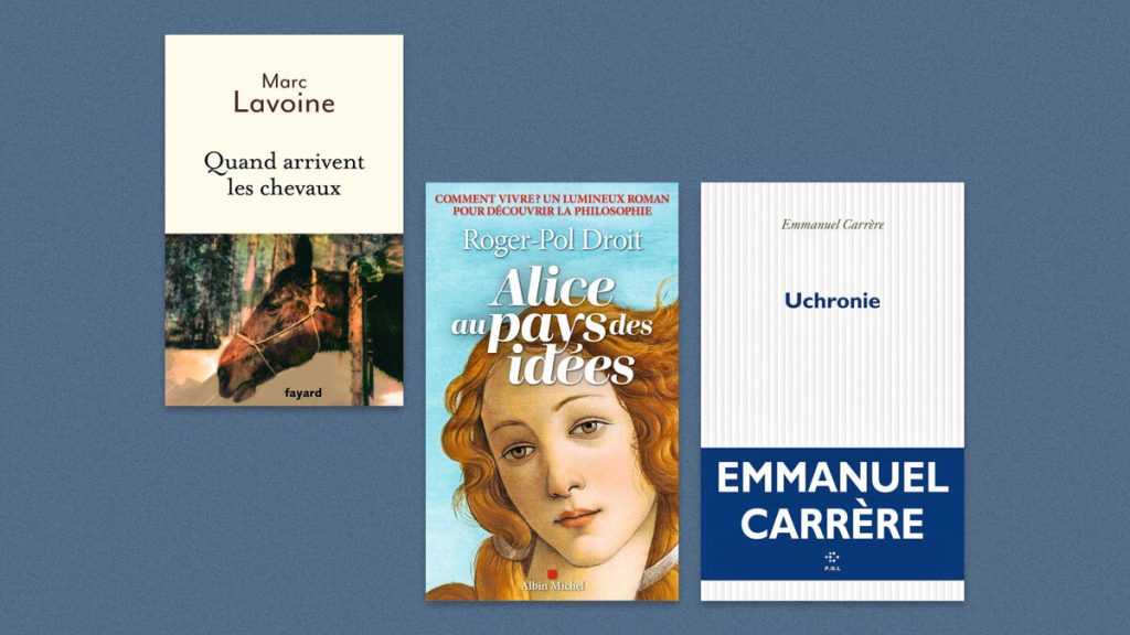 Marc Lavoine, Roger-Pol Droit, Emmanuel Carrère… Notre sélection livres de la semaine