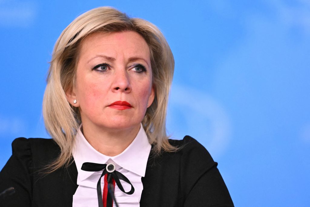Russian Foreign Ministry spokeswoman Maria Zakharova