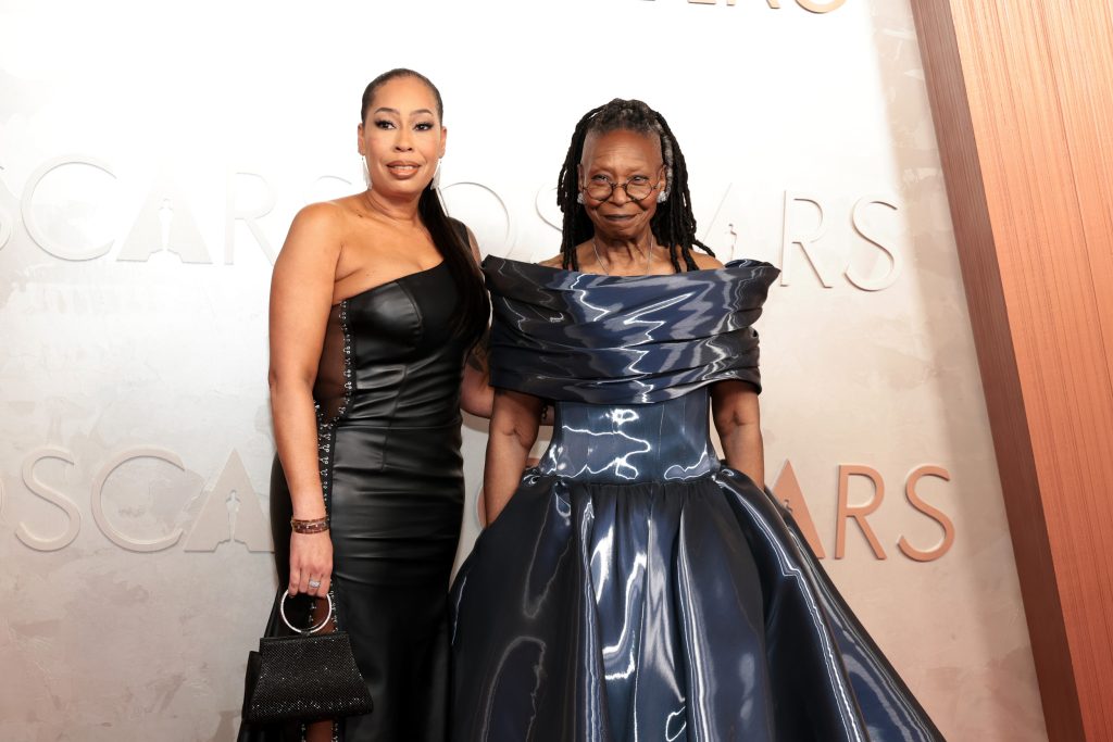 Alex Martin and Whoopi Goldberg