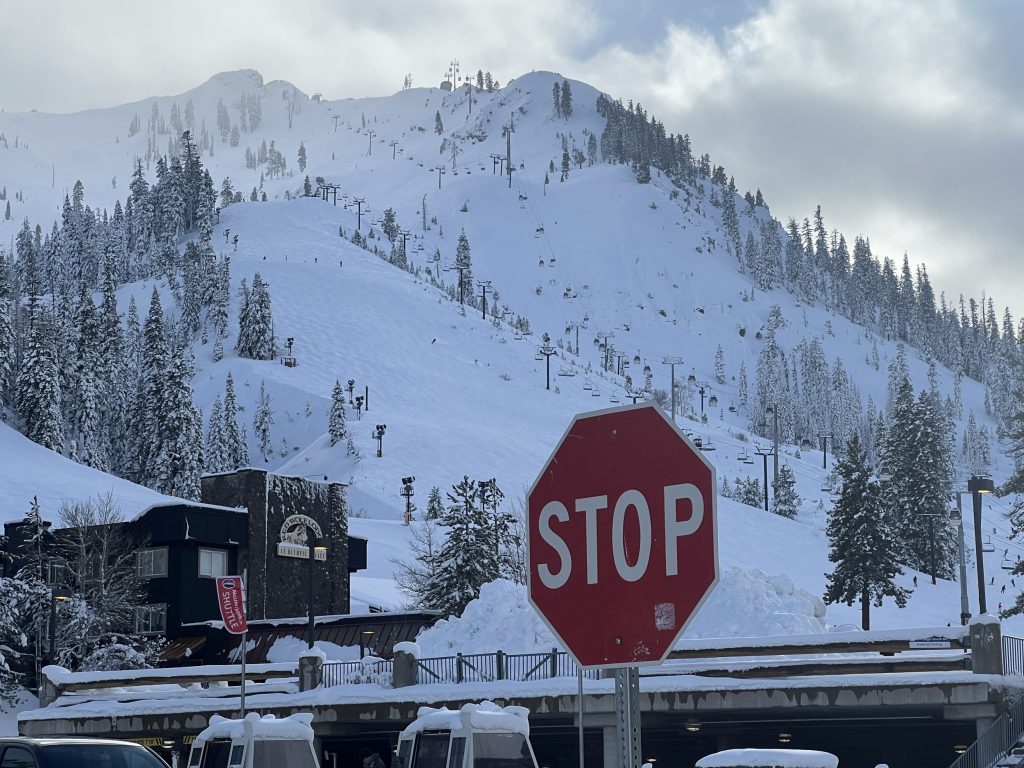 Snow covered mountain